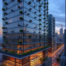 Интеграция энергоэффективных ветроустановок в городские фасады новых жилых комплексов Интеграция энергоэффективных ветроустановок в городские фасады новых жилых комплексов