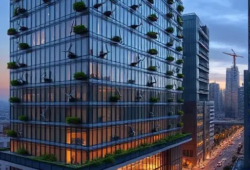 Интеграция энергоэффективных ветроустановок в городские фасады новых жилых комплексов