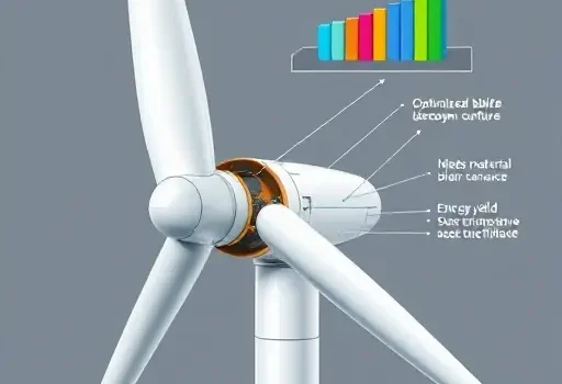 Оптимизация конструкции ветровых турбин для снижения затрат и повышения эффективности